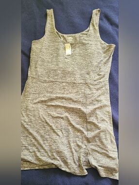 Maurices In Motion Grey sleeveless Skort Romper Size XXL NWT